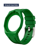 Rubber Strap & Case For AP x Swatch Royal Pop Eight Green - Green