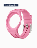 Rubber Strap & Case For AP x Swatch Royal Pop Otg Roz - Pink