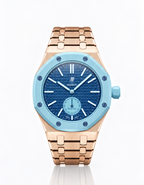 Rose Gold Stainless Steel Strap & Case For AP x Swatch Royal Pop - 3 o'clock