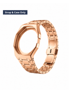 Rose Gold Stainless Steel Strap & Case For AP x Swatch Royal Pop - 3 o'clock