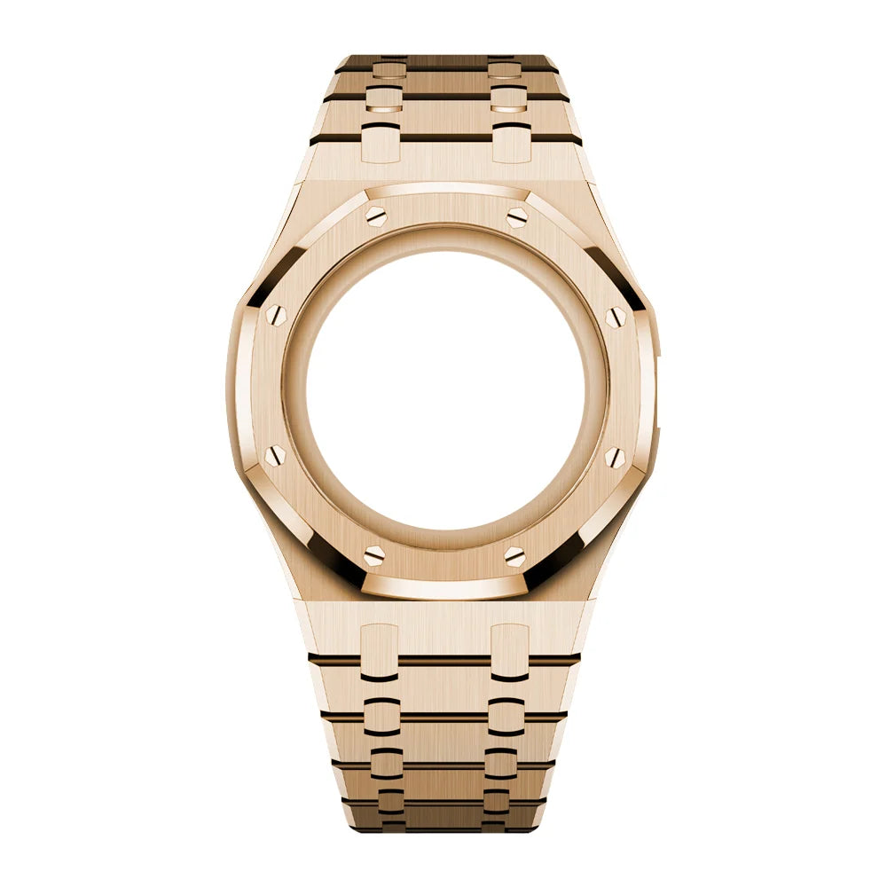Full Frame Rose Gold Stainless Steel Strap for Royal Pop - 3 o'clock