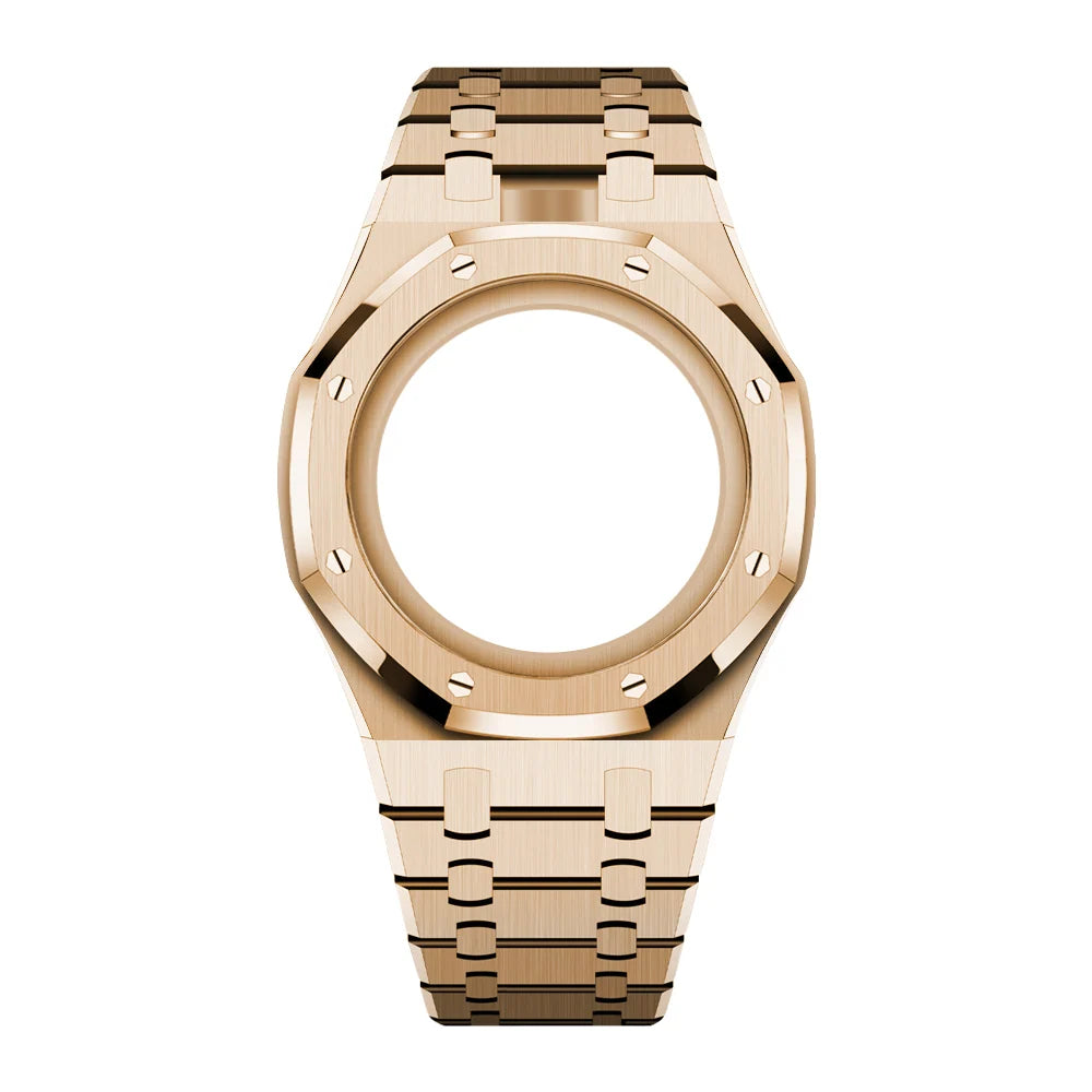 Full Frame Rose Gold Stainless Steel Strap for Royal Pop - 12 o'clock