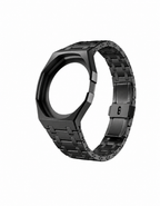 Black Stainless Steel Strap & Case For AP x Swatch Royal Pop - 3 o'clock