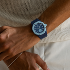 Rubber Strap & Case For AP x Swatch Royal Pop - Blue