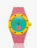 Rubber Strap & Case For AP x Swatch Royal Pop - Dark Pink