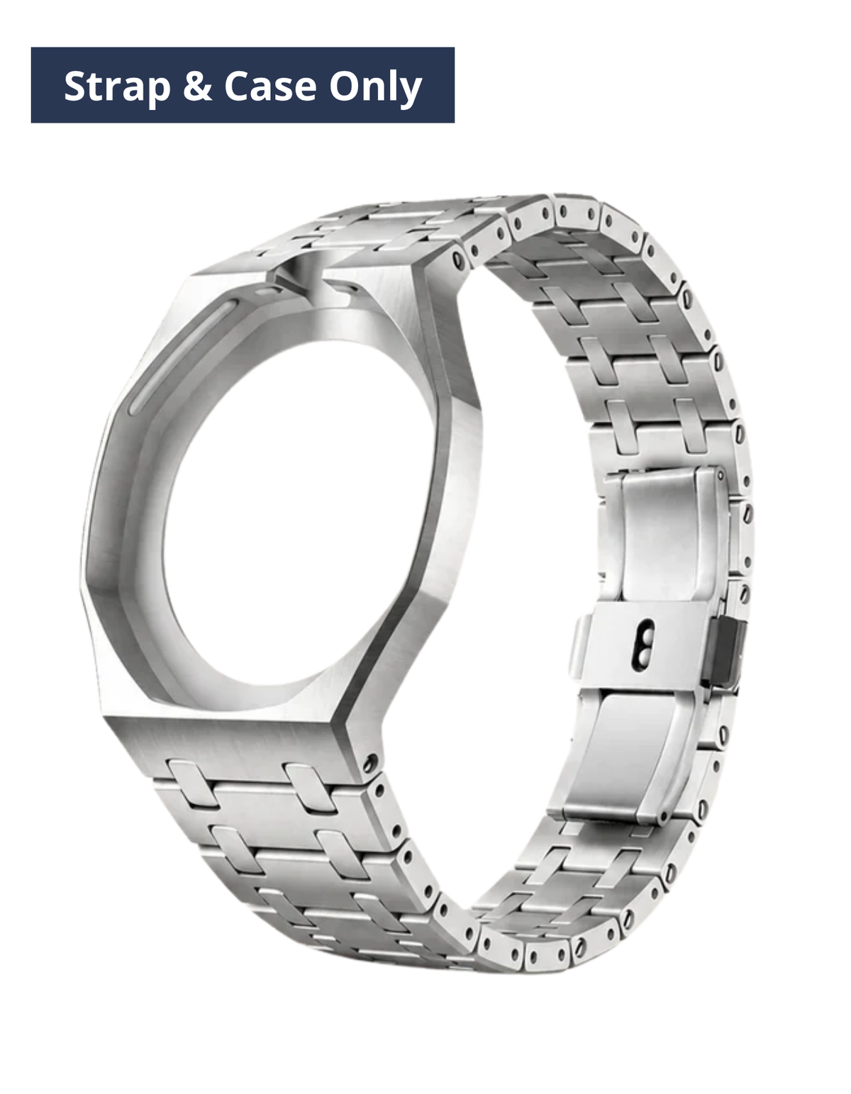 Stainless Steel Strap & Case For AP x Swatch Royal Pop - 12 o'clock