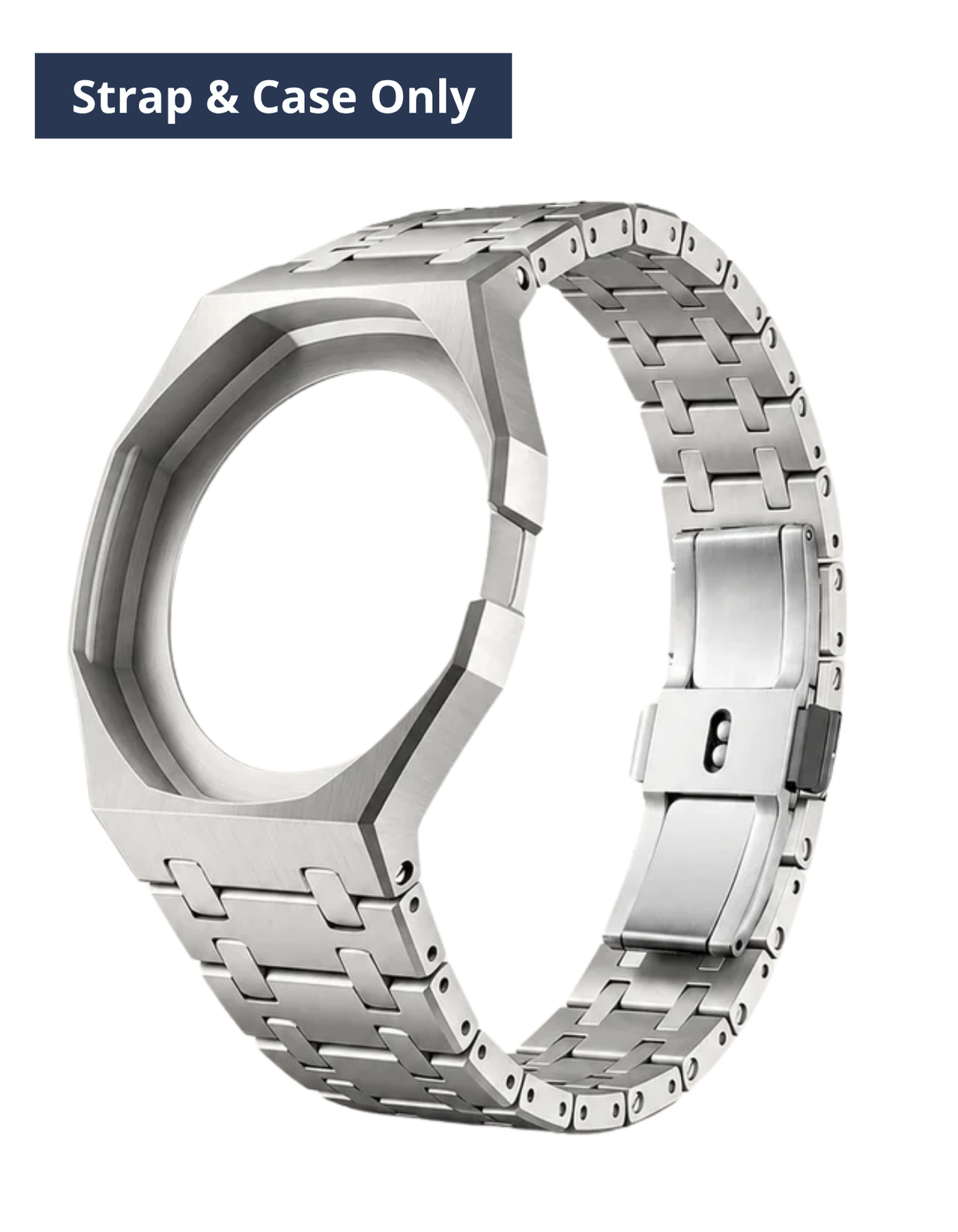 Stainless Steel Strap & Case For AP x Swatch Royal Pop - 3 o'clock
