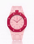 Rubber Strap & Case For AP x Swatch Royal Pop - Pink