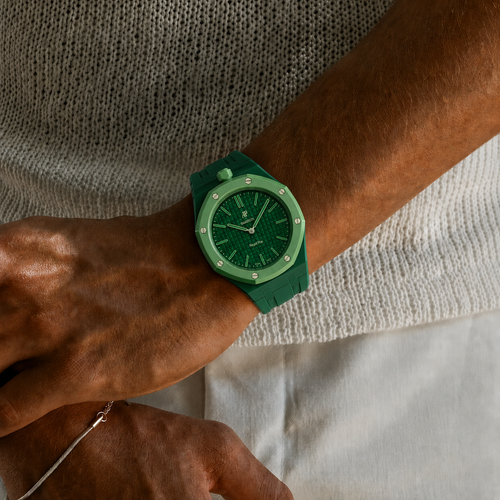 Rubber Strap & Case For AP x Swatch Royal Pop - Green
