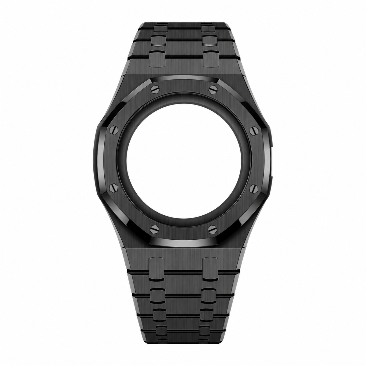 Full Frame Black Stainless Steel Strap for Royal Pop - 3 o'clock
