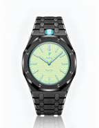 Full Frame Black Stainless Steel Strap for Royal Pop - 12 o'clock