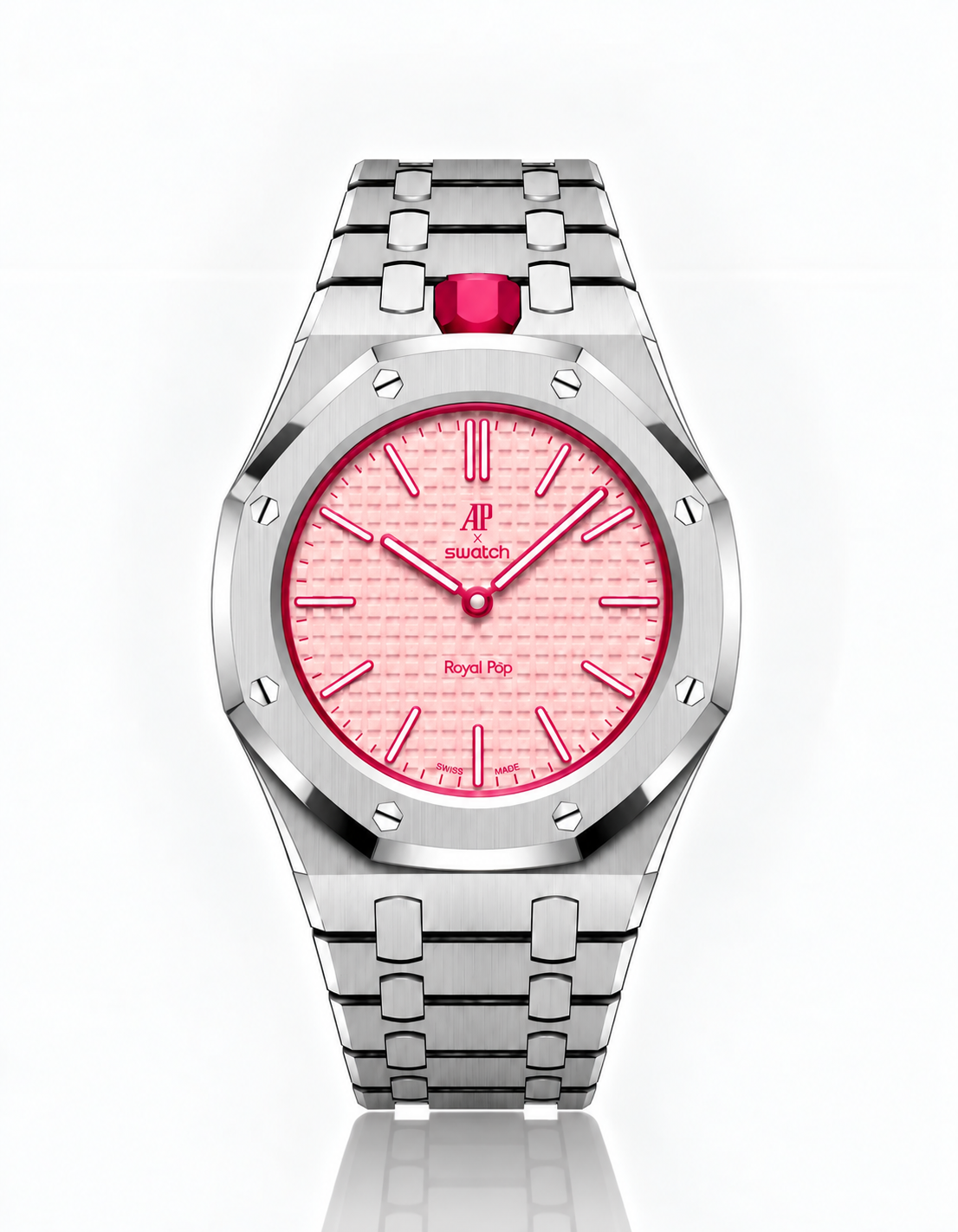 Full Frame Stainless Steel Strap for Royal Pop - 12 o'clock