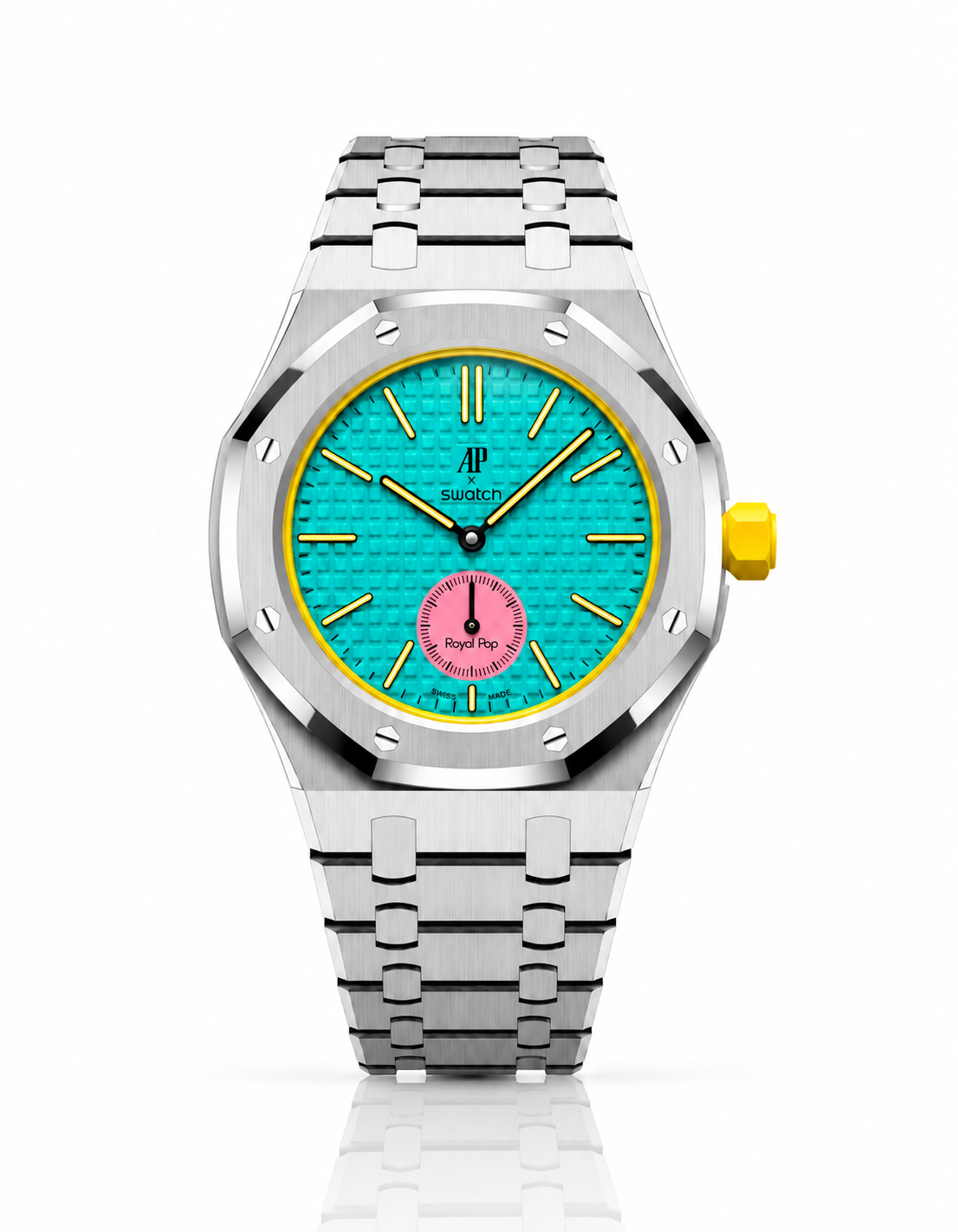 Full Frame Stainless Steel Strap for Royal Pop - 3 o'clock