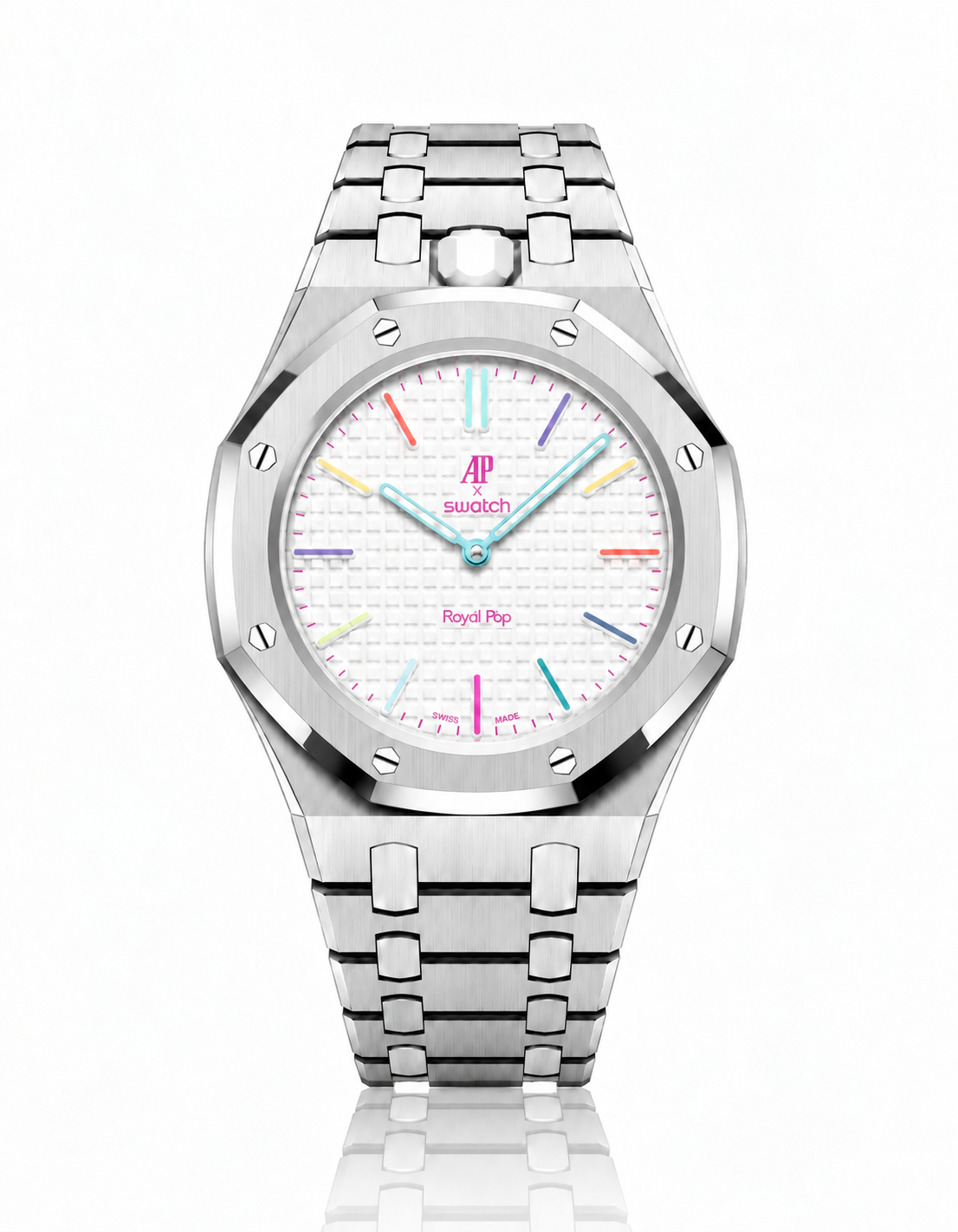 Full Frame Stainless Steel Strap for Royal Pop - 12 o'clock