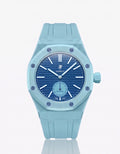 Rubber Strap & Case For AP x Swatch Royal Pop - Light Blue
